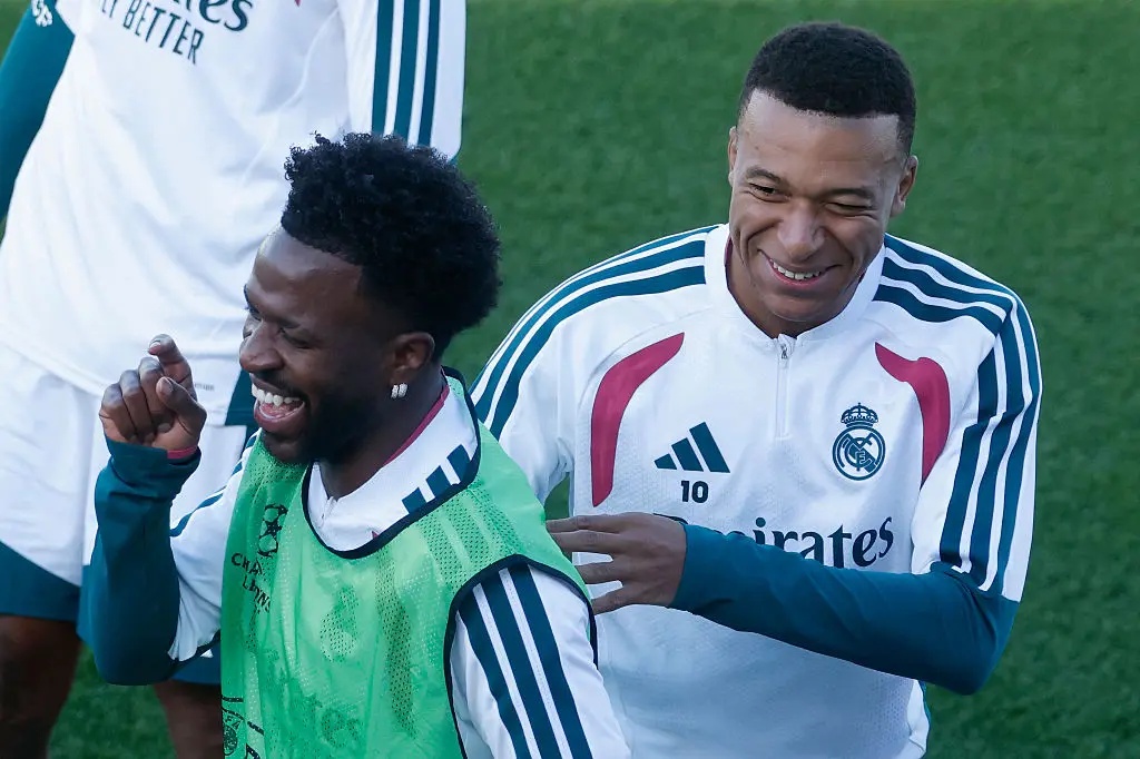 Kylian Mbappé and Vinícius Jr 