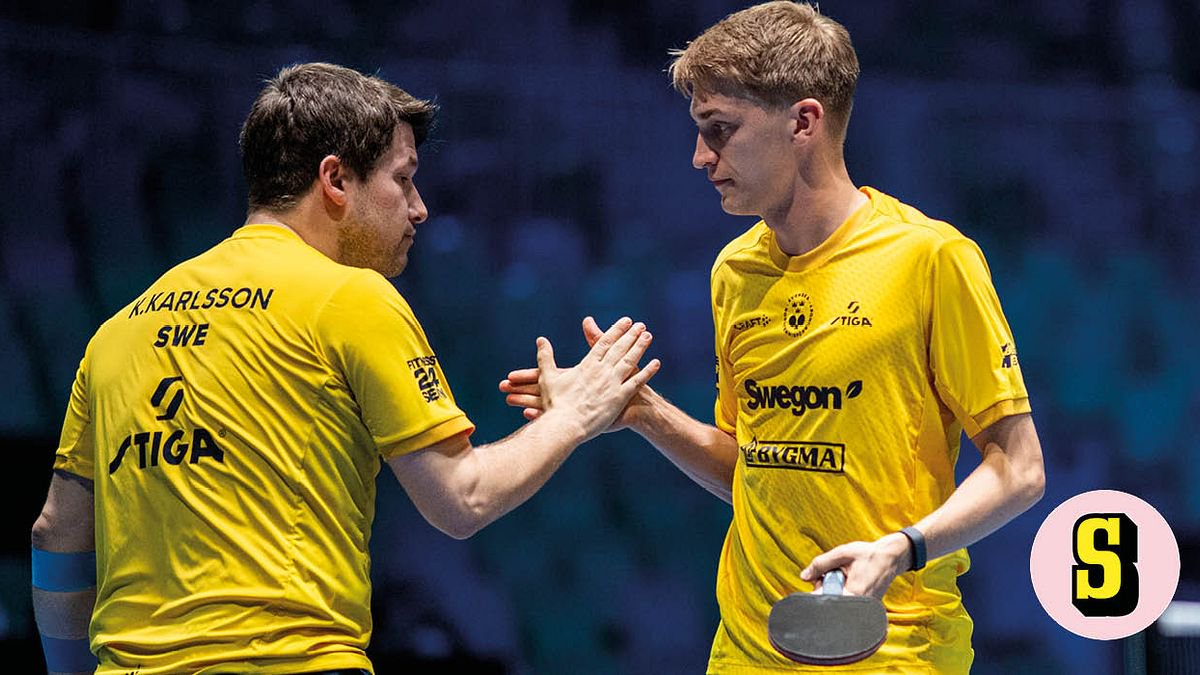 Svenskt EM-silver i bordtennis efter jättedrama mot bröderna Lebrun