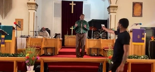 Man points gun at Pennsylvania pastor during church, congregants come to the rescue: Watch
