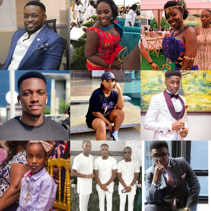 See pictures of all the 8 children of millionaire Osei Kwame Despite