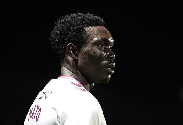 Rogers Mato excelled at left-back for Hearts (Andrew Milligan/PA)