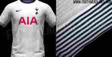 How the sleeve trim of Tottenham Hotspur's home kit for the 2024/25 season could look according to Footy Headlines
