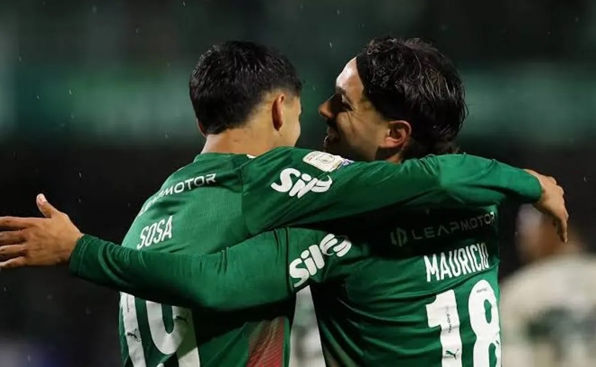 Sosa e Maurício brigam por vaga do suspenso Andreas Pereira contra o RB Bragantino - Foto: César Greco/Ag. Palmeiras