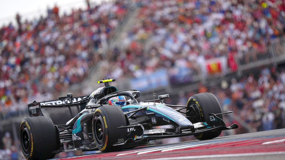 Kimi Antonelli überzeugt auch beim Grand Prix der USA in Texas. Foto: Bradley Collyer/PA Wire/dpa