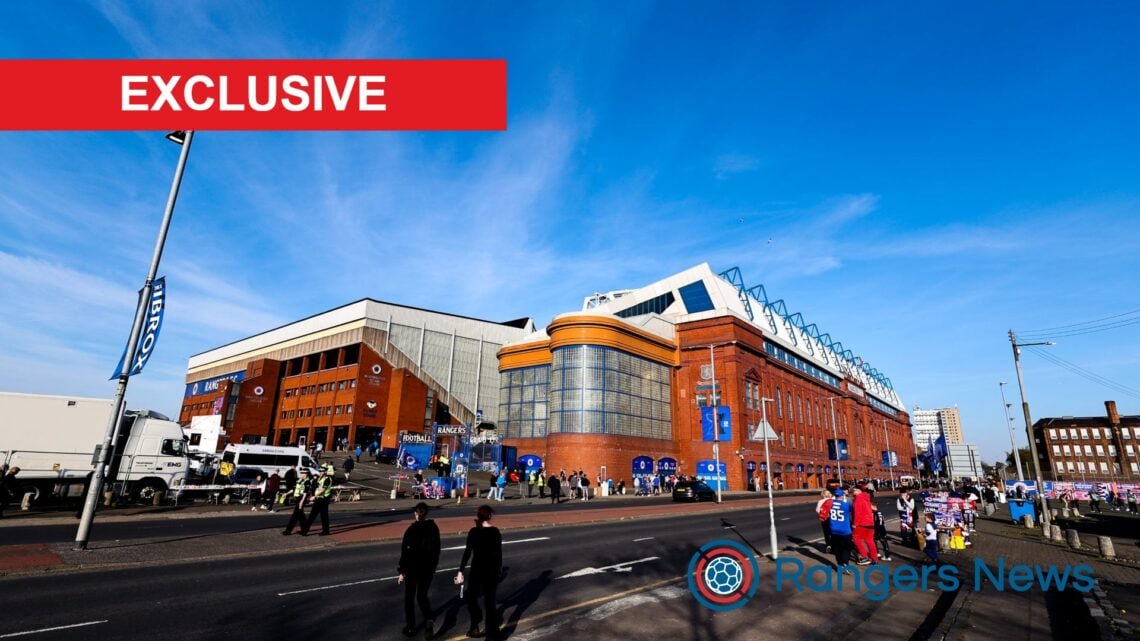 Ibrox exclusive.