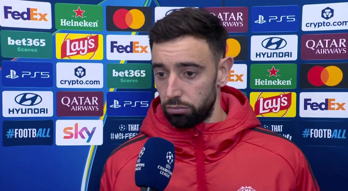 Bruno Fernandes became the latest player to air his views in public