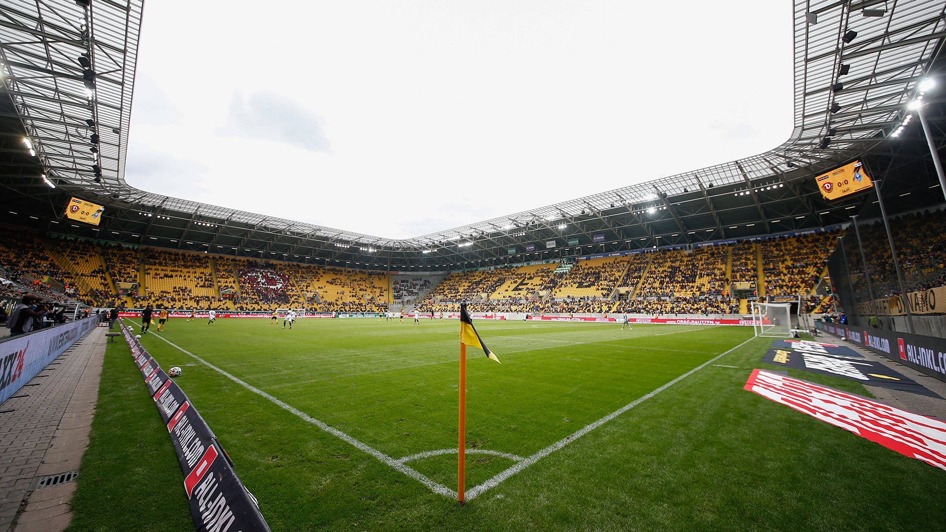 Totale vom Dresdner Stadion