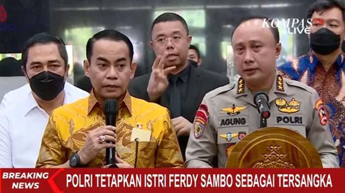 Akhirnya Putri Candrawathi ditetapkan sebagai tersangka kasus pembunuhan berencana Brigadir J. Polisi ungkap bukti hingga CCTV yang akhirnya bisa ditemukan lagi