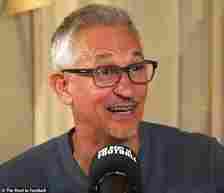 On a previous episode of his podcast, Lineker said that England played 's***' against Denmark