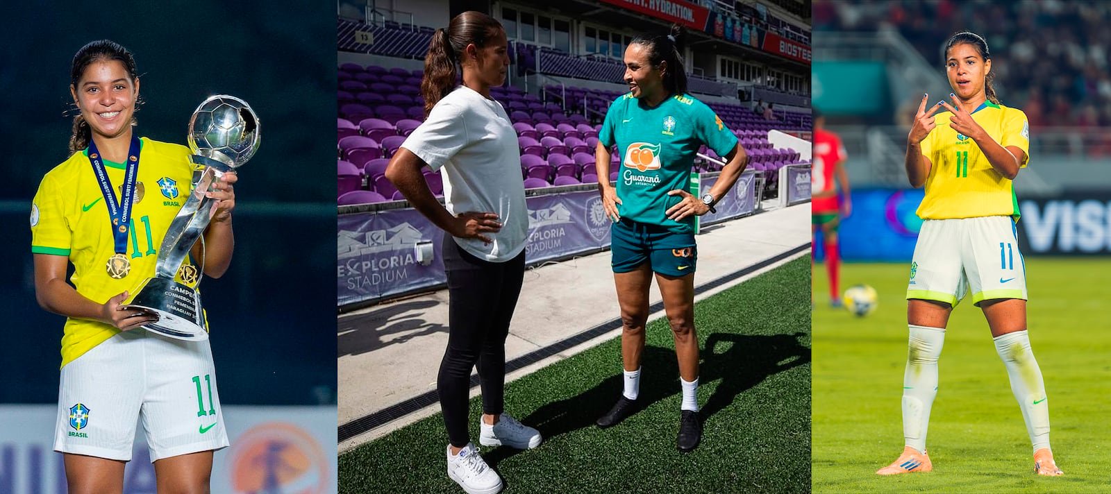 Entre todas as indicações de craques do futuro, o único nome brasileiro citado por Messi foi o de Giovanna Waksman