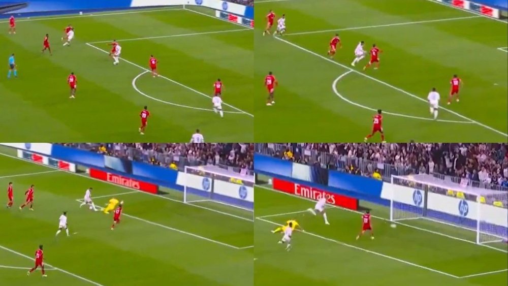 Le chef-d'œuvre de Mbappé. Captures / Movistar