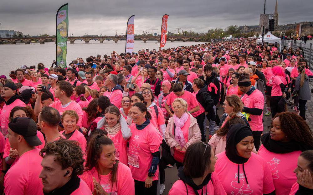 Bordeaux : la première journée du Challenge du ruban rose en images