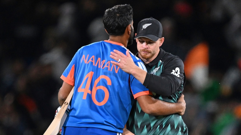 Both the chances that Phillips disagreed with were off Naman Dhir, who ended up hitting the winning runs for India off the penultimate ball of the match. (AP Photo)