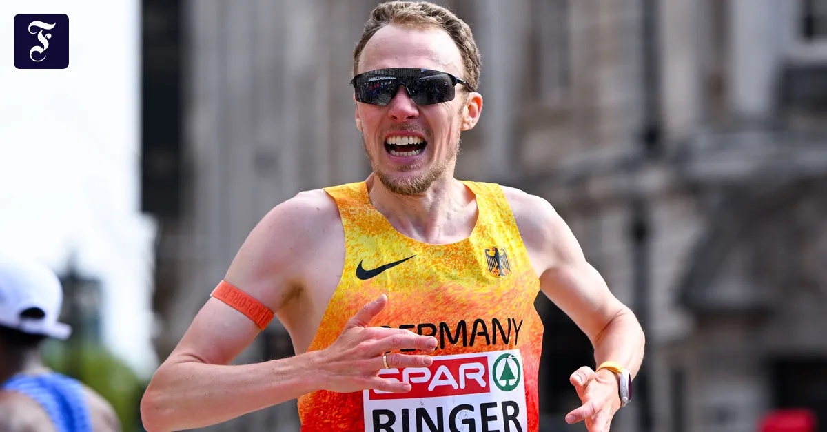 Richard Ringer runs the Frankfurt Marathon for late daughter