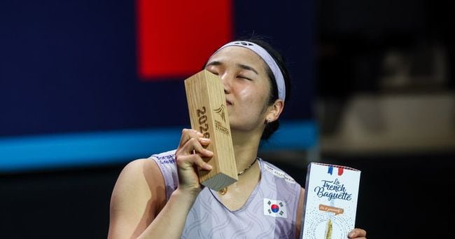 “The body is very tired, but I am so grateful I can still play,” An Se-young said after securing