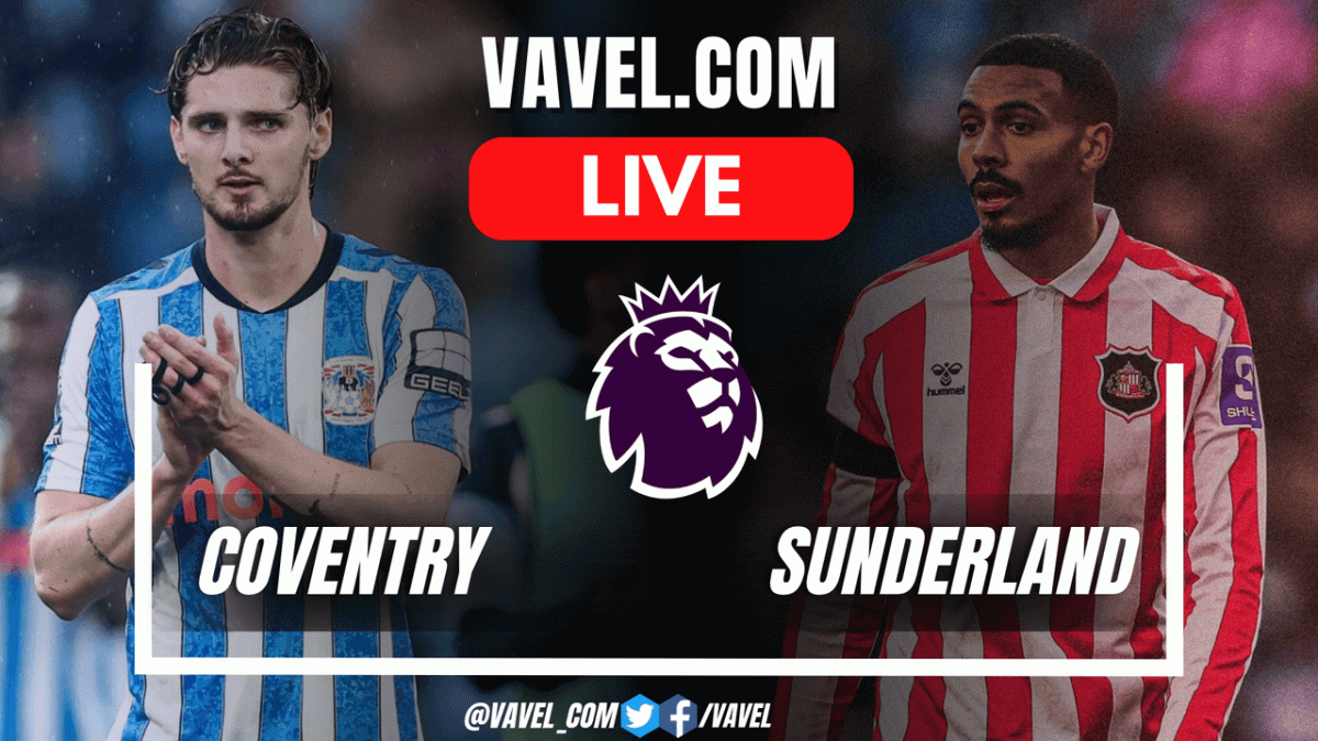Coventry City vs Sunderland LIVE Score Updates in Premier League Match