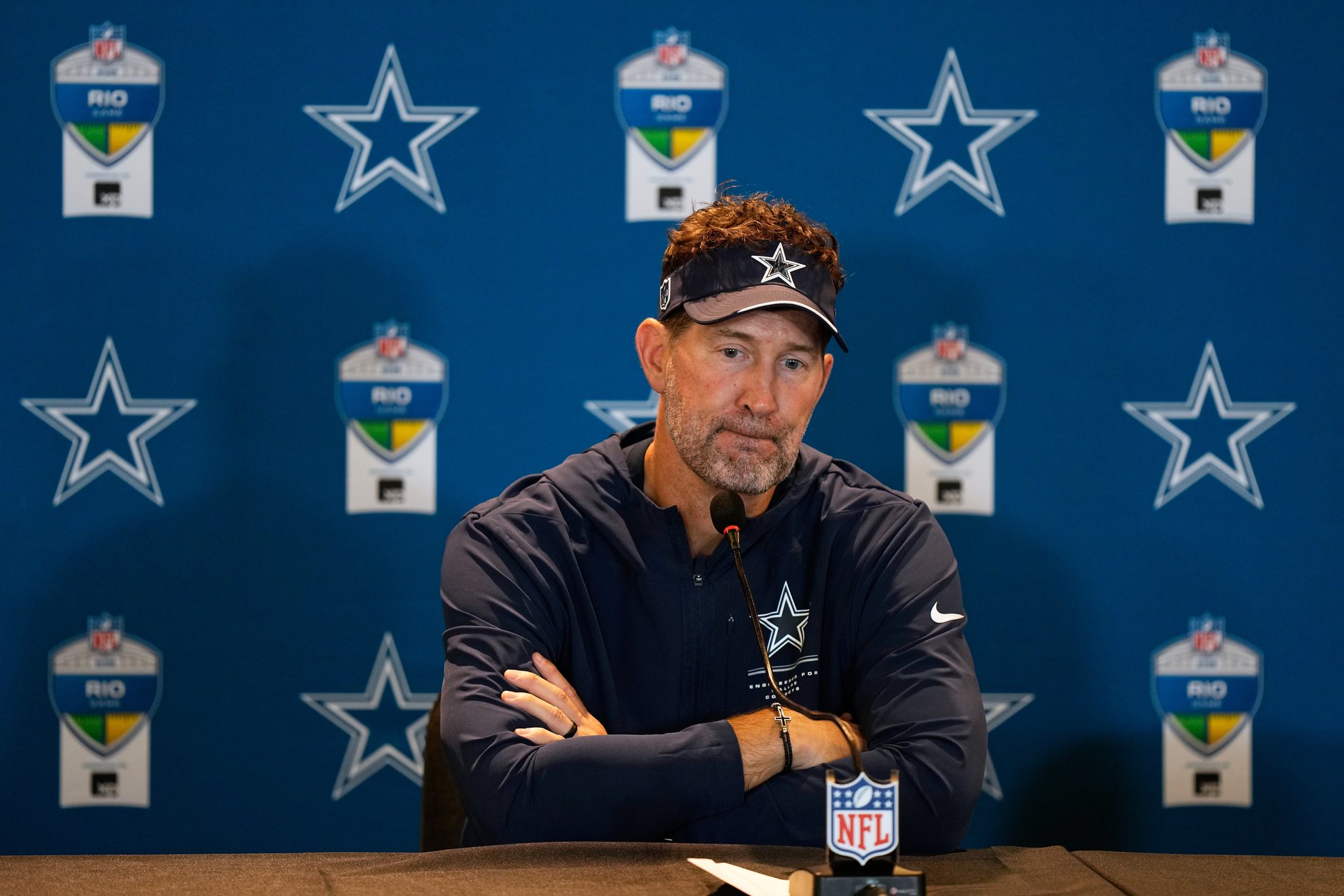 Dallas Cowboys head coach Brian Schottenheimer
