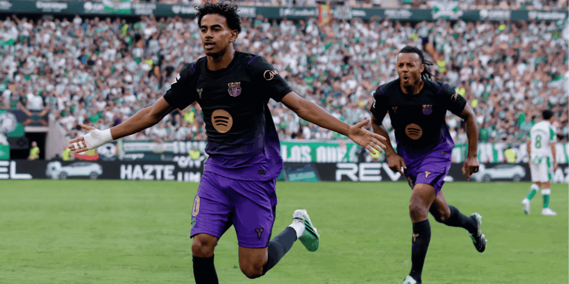 Barcelona goleia o Betis por 5 a 2 em La Liga, com show de gols e expulsão polêmica. Veja como foi a vitória catalã.