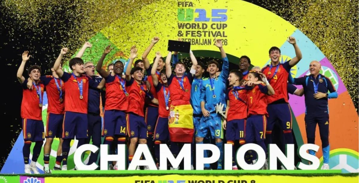 Espanha é campeã da primeira Copa do Mundo Sub-15