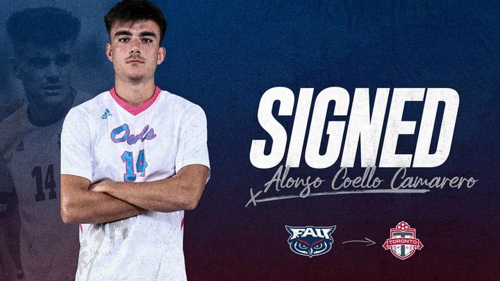 Coello Camarero Signs with Toronto FC - Florida Atlantic University  Athletics
