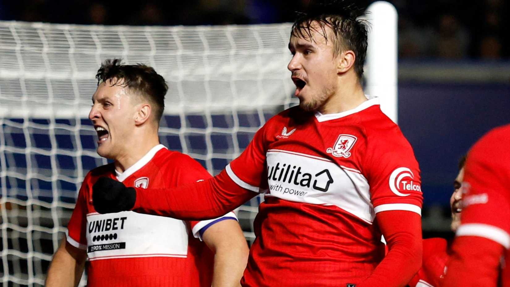 David Strelec scores for Middlesbrough vs Birmingham City