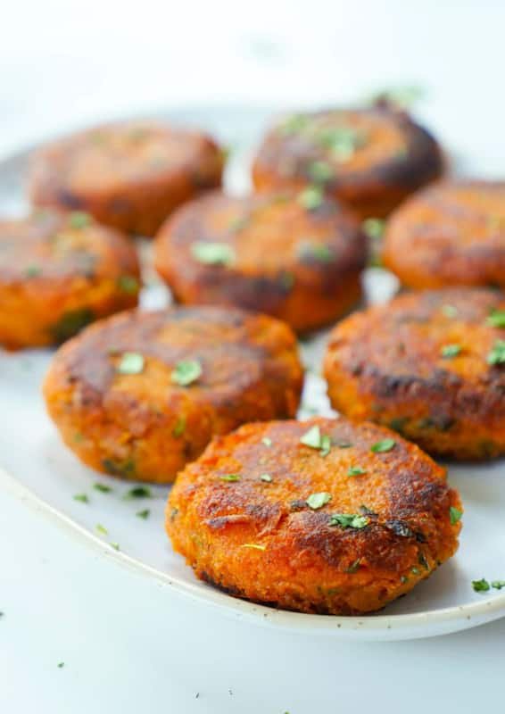 Grilled Sweet Potato Tikki