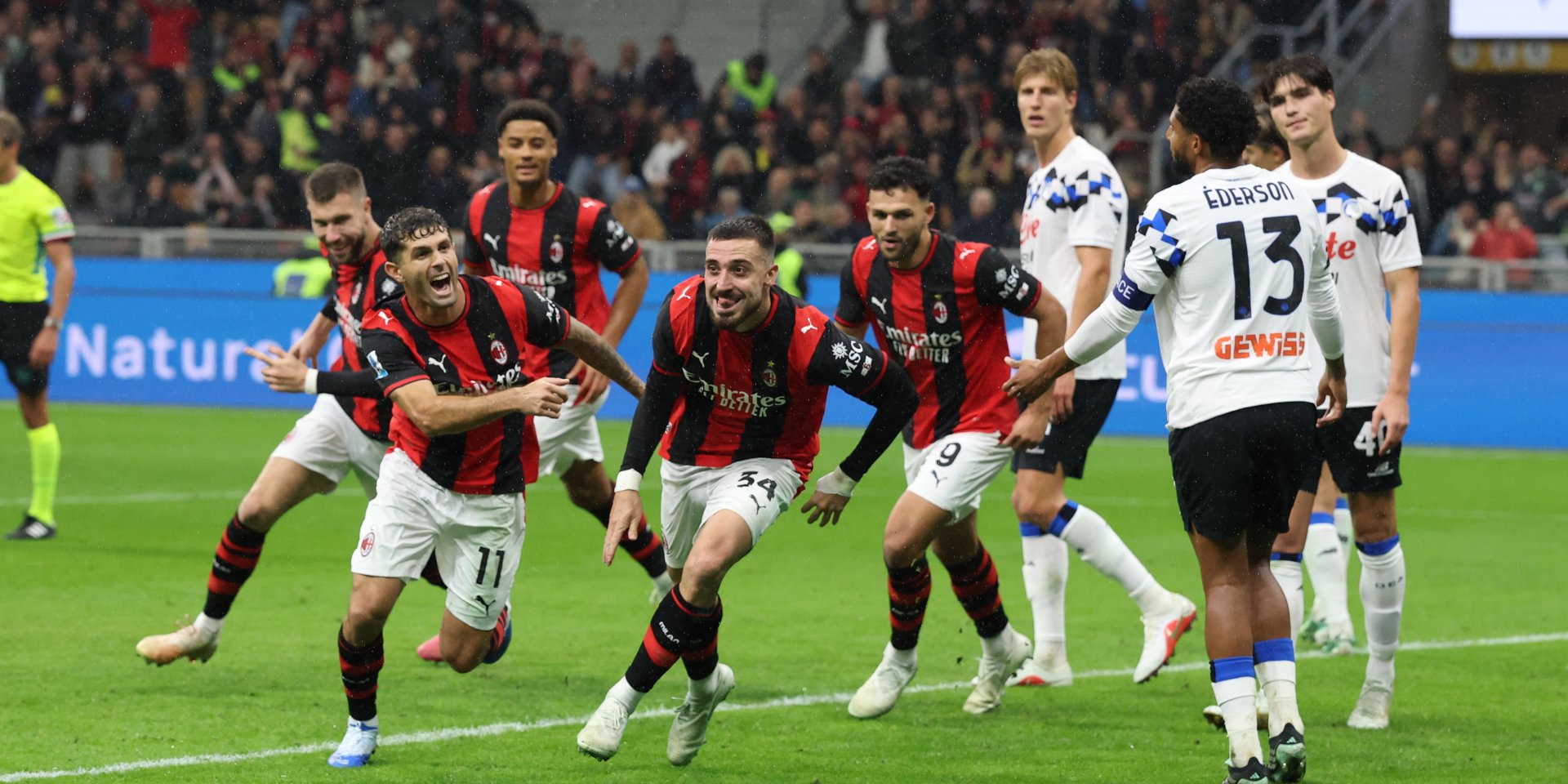 Milan hold off Atalanta in Serie A, Como return to winning ways