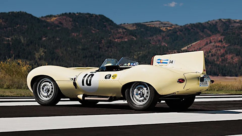 A 1956 Jaguar D-Type.