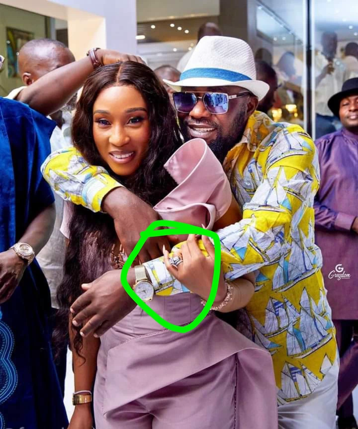 Beautiful photos of Despite and his pretty wife Awurama surfaces online as they flaunt their expensive diamond rings