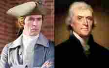 Stephen Dillane in 'John Adams'; Thomas Jefferson
