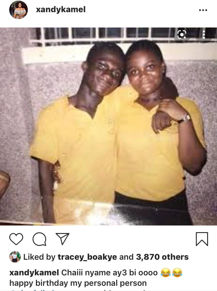 Throwback photo of Xandy Kamel and Zionfelix as lovers stirs the internet
