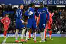 There was a squabble between Jackson and Noni Madueke ahead of a Chelsea spot kick