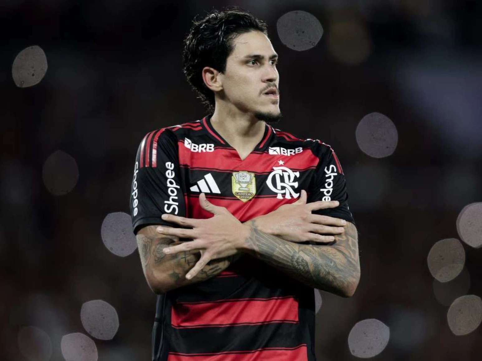 Pedro fora da escalação do Flamengo.