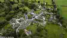 The village of Upper Slaughter (pictured here from the air) saw all 61 villagers who fought in both wars come home alive