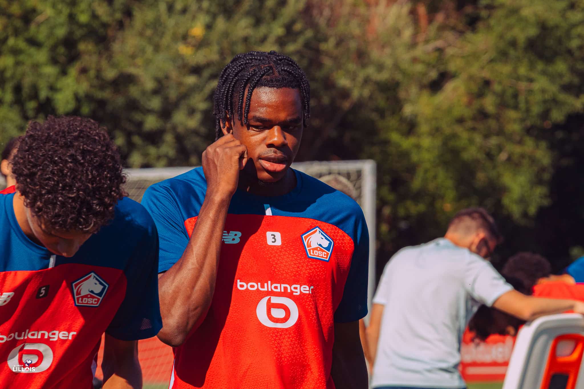 Nathan Ngoy, défenseur central du LOSC.