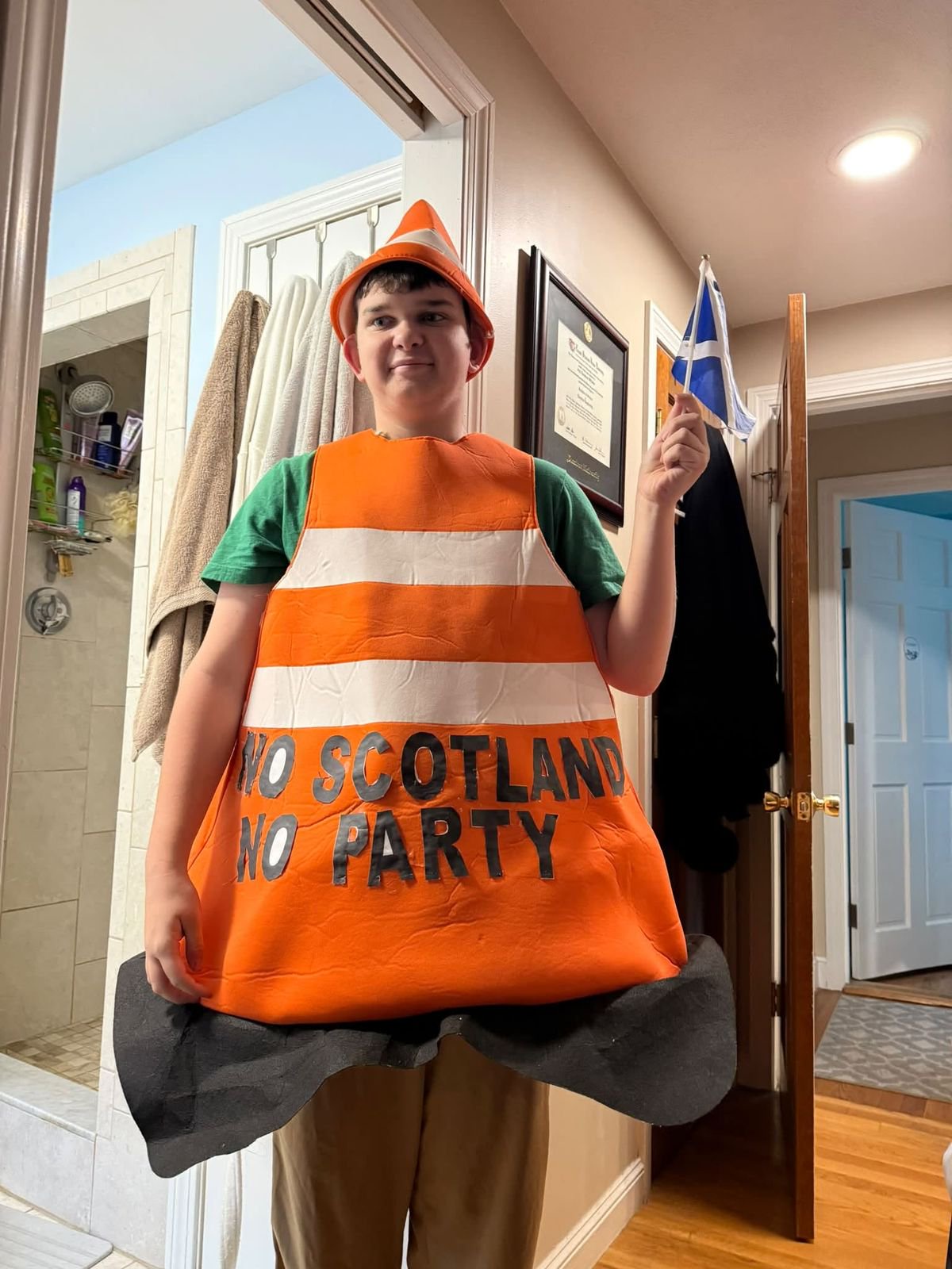 Jake in outfit