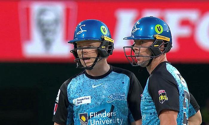 Adelaide Strikers Chris Lynn and Lloyd Pope