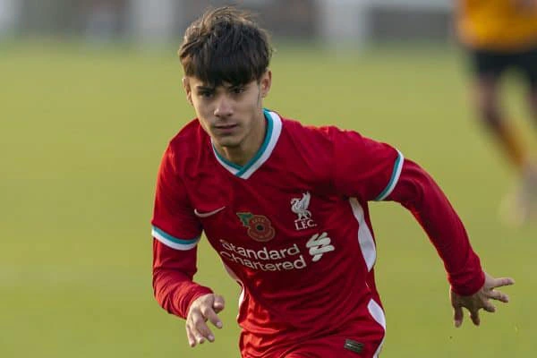 Ethan Ennis has impressed for the Liverpool Under-18s