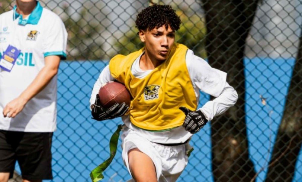 Equipe de Salvador tem atleta entre os convocados para a Seleção Brasileira Sub-15 de flag football