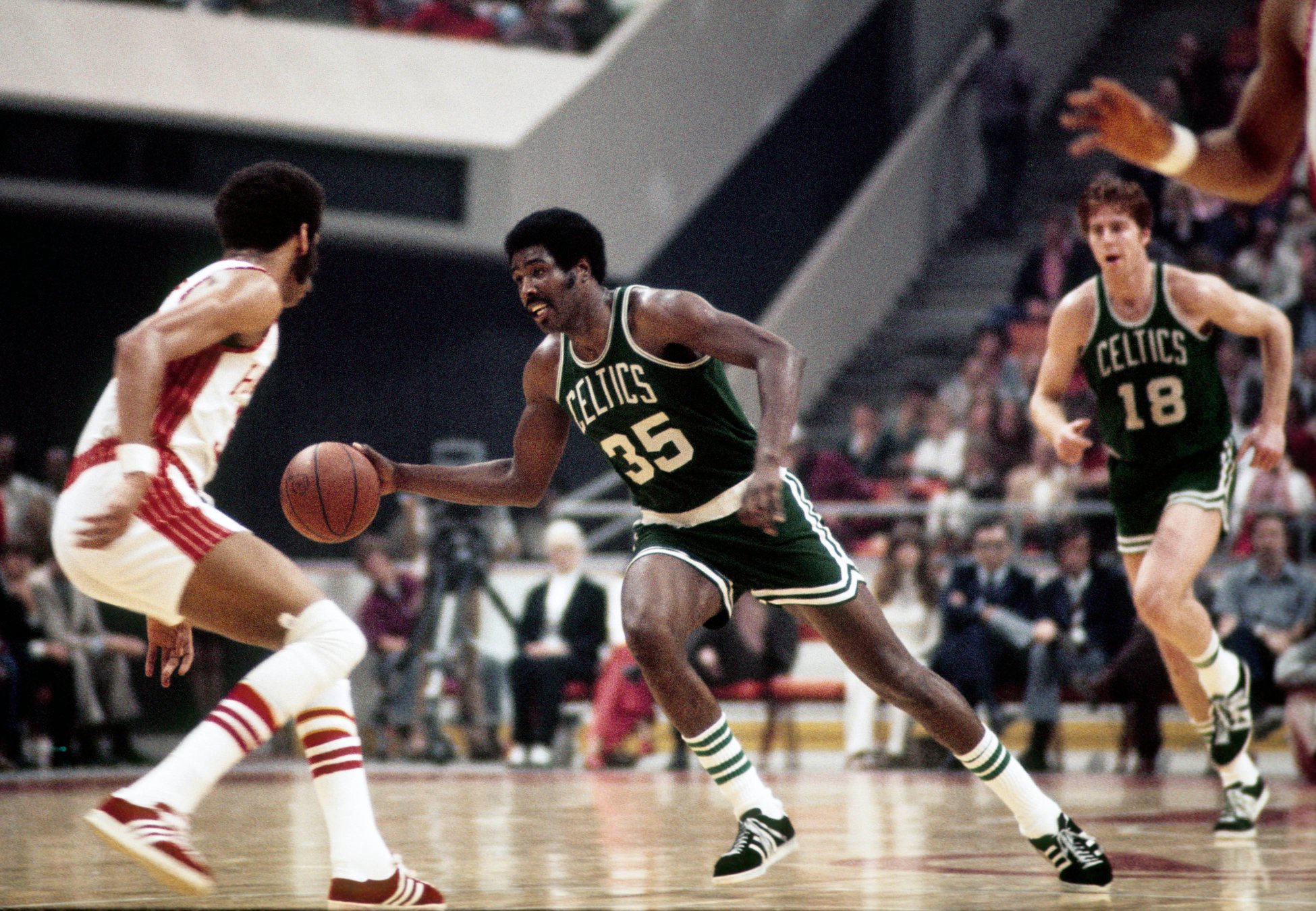 Uknown date; Atlanta, GA, USA; FILE PHOTO; Boston Celtics forward Paul Silas (35) in action against the Atlanta Hawks at The Omni. Mandatory Credit: Manny Rubio-USA TODAY Sports