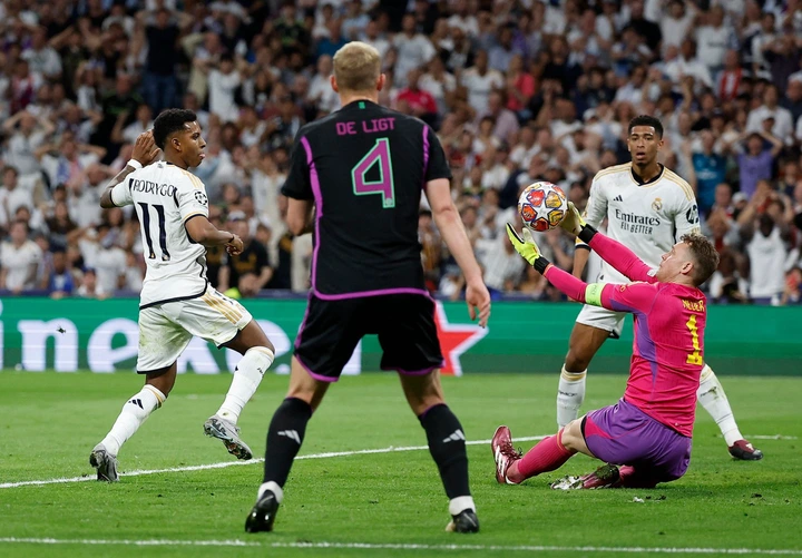 Neuer had denied Madrid with a series of stunning stops