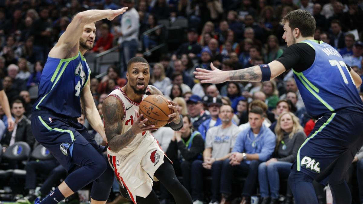 Die Portland Trail Blazers spielen in der NBA gegen die Dallas Mavericks am 18.02.2020. (Symbolbild) (Foto)