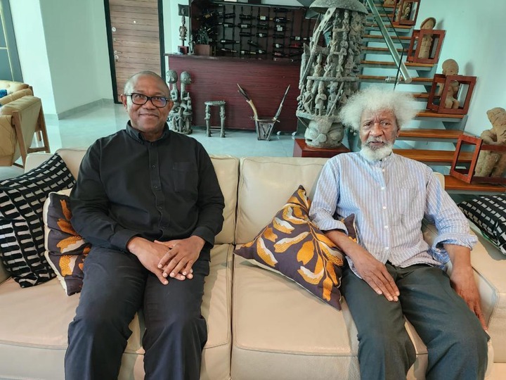 Peter Obi speaks after visiting Soyinka amid controversy - Daily Post Nigeria