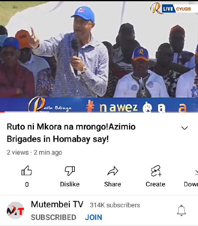 Peter Kenneth Sends A Worrying Message To Homabay Residents After He 