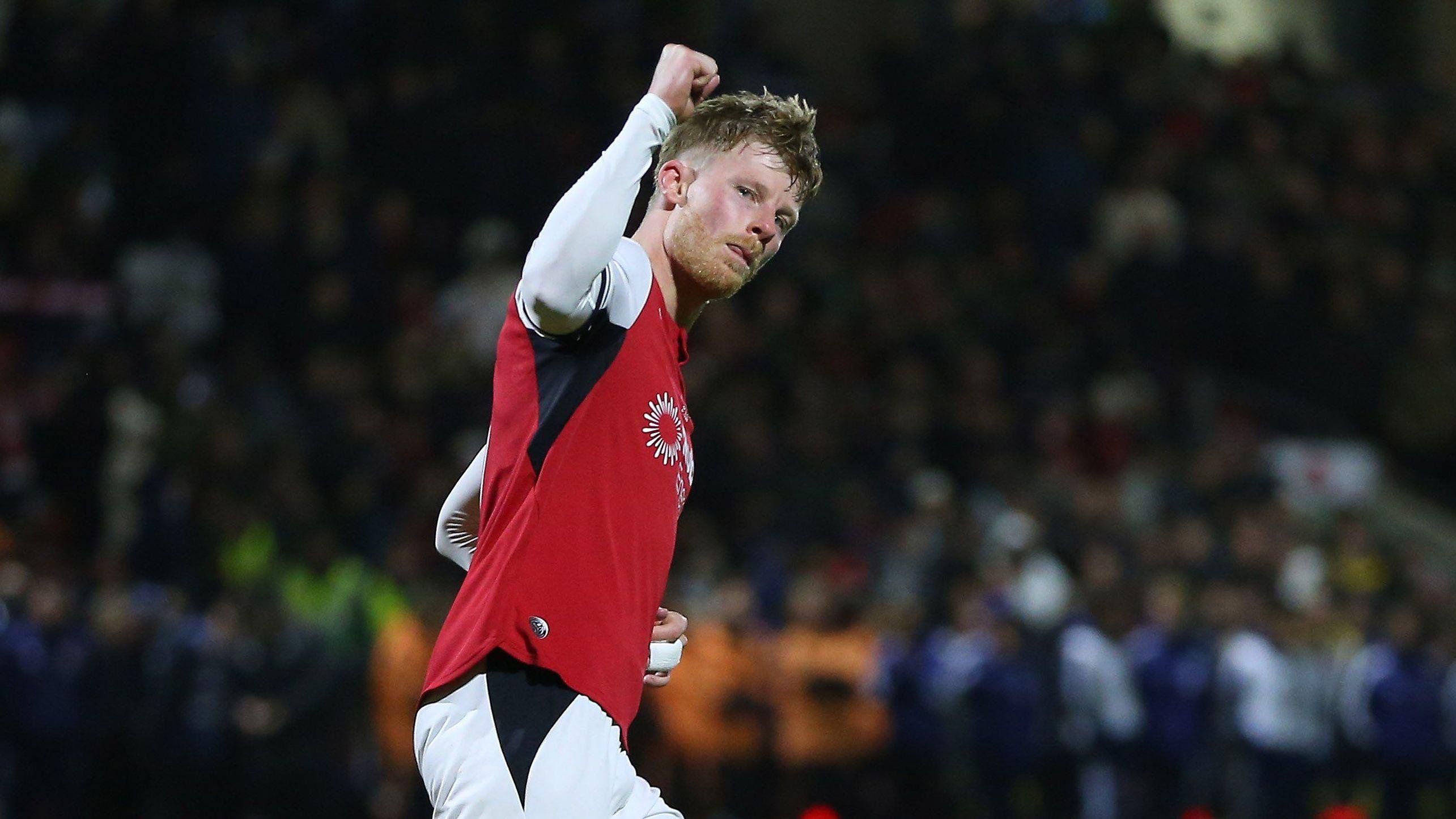 Fleetwood Town midfielder Andy Cannon