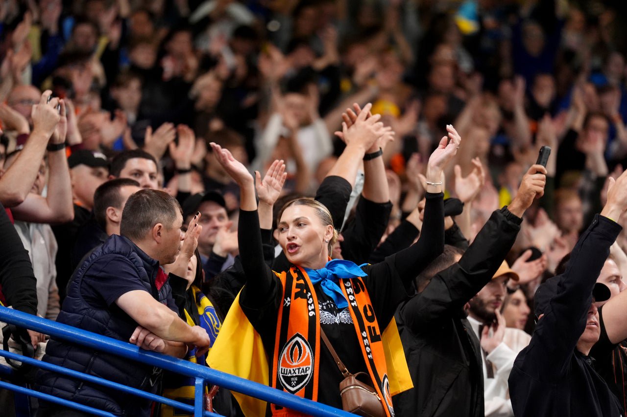 Ukrainians from all walks of life were present on Wednesday (PA)