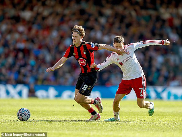 Chelsea are likely to return for Bournemouth's Alex Scott (left) in January though they may face competition from Liverpool