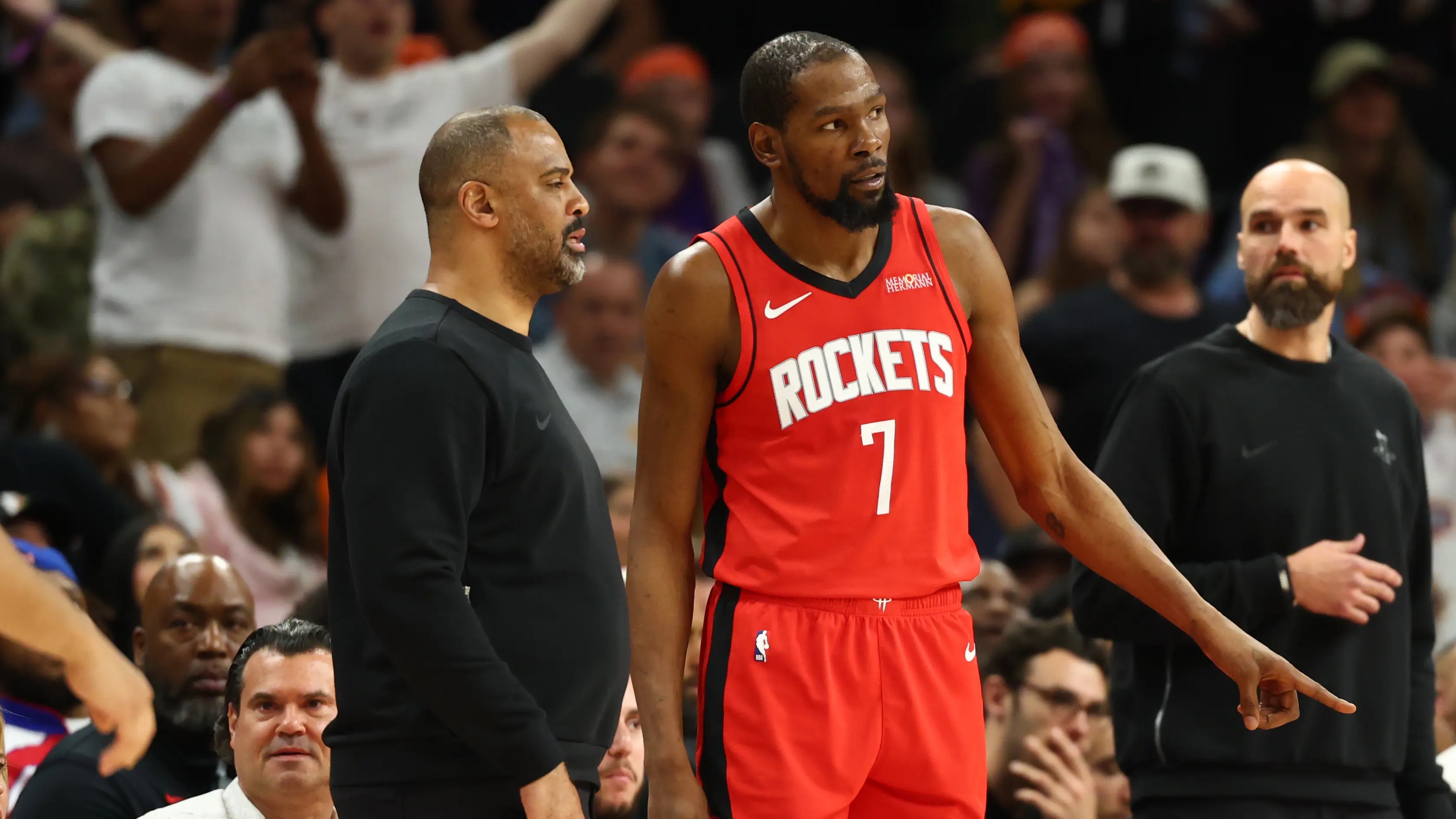 Kevin Durant and Ime Udoka