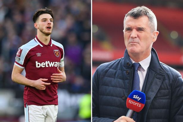 Declan Rice has expressed his admiration for former Manchester United captain Roy Keane.