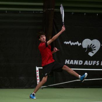 Gianluca Vacca watches a shot.